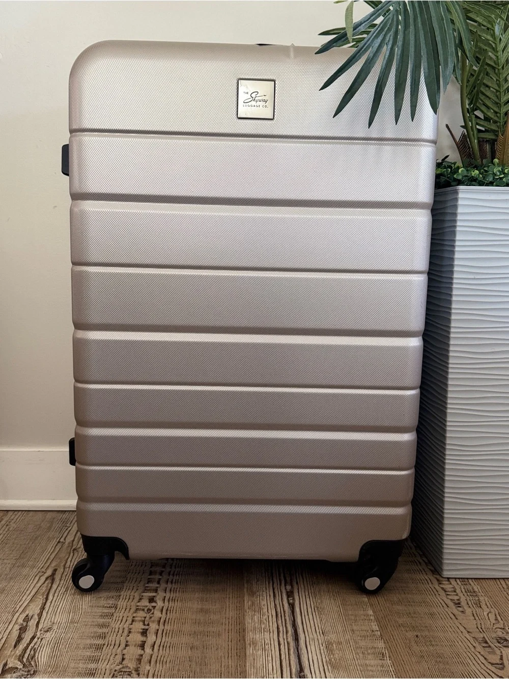 Skyway Epic 2.0 Hardside Large Check-in 2.0 Hardside Spinner Suitcase color bone
